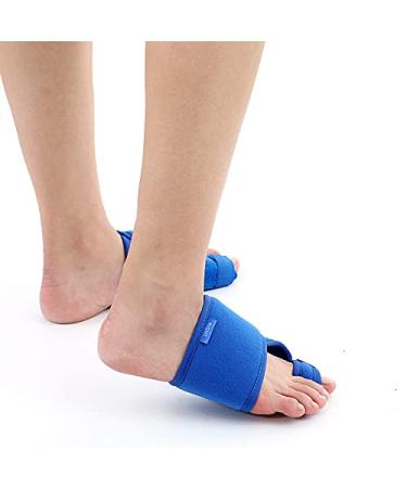 Verve Jelly Bunion Corrector - Day & Night Relief for Hallux Valgus Bunion Pain and Flat Feet | Arch Support Pads & Bunion Rails (Blue) - Buy Online on GoSupps.com