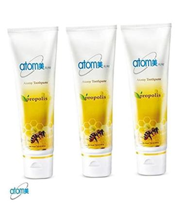 Atomy Propolis Toothpaste- Anti-Plaque Whitening Dental Oral Care 7.05 Oz - Set of 3 Tubes - Buy Online on GoSupps.com
