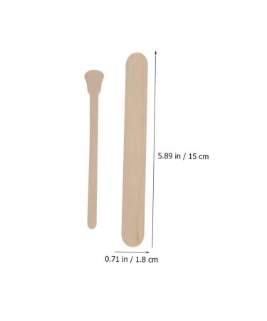 Minkissy 300 Pcs Waxed Wooden Sticks Set | Nose Hair Removal Rods | Professional Wax Tools & Depilatory Applicators for Makeup - Buy Online on GoSupps.com
