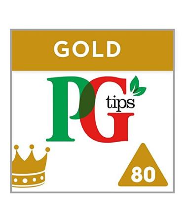 PG tips PG Tips Gold 80s Pyramid Teabags Lot de 80