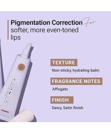 0.28oz Pigmentation Repair Lip Balm for Dark Lips With Kojic Acid Vitamin C & Mango Seed Butter Affogato - 8gm - Buy Online on GoSupps.com