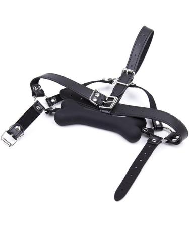 Fashion D coration personnalis e en cuir noir avec os de chien - Buy Online on GoSupps.com