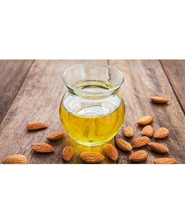 Radha Beauty Sweet Almond Oil - 100% Pure Carrier Oil for Aromatherapy, Hair & Skin - 16 fl oz with Pump - Buy Online on GoSupps.com