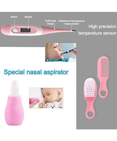 JasCherry 8 PCS Baby Healthcare Kit - Essential Baby Care Items for Traveling & Home Use - Ideal for Newborns - Red - Buy Online on GoSupps.com
