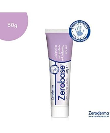 Zeroderma Zerobase Emollient Cream 50g - Moisturizing and Protecting Dry Skin - Buy Online on GoSupps.com