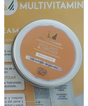 Cremas Multivitamin UNISEX GRAPEFRUIT SUGAR AND SALT FACIAL SCRUB 100 GR - Buy Online on GoSupps.com