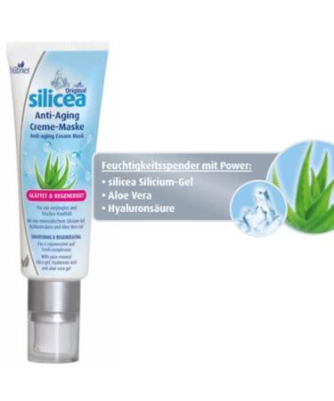 H bner Original Silicea Anti-Aging Cream Mask | Natural Certified Cosmetics | Silica Gel Hyaluronic Acid & Aloe Vera | 50 ml | Tightening & Regenerating Formula - Buy Online on GoSupps.com