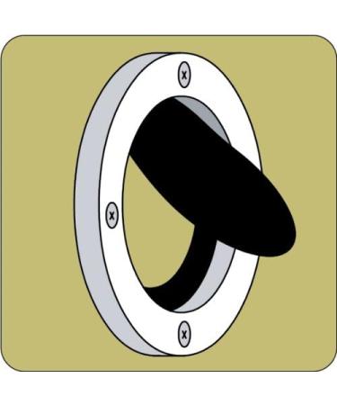 SeaSense Cockpit Scupper Valve OD (2-7/8 Inch) - Efficient Drainage Solution - Buy Online on GoSupps.com