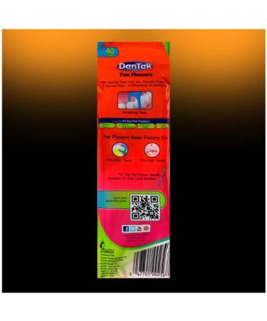 DenTek Kids Fun Flossers - Wild Fruit Flavor (3-Pack) | 40 Count | Best Dental Care for Kids | International Shipping - Buy Online on GoSupps.com