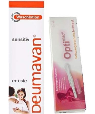 Deumavan Washing Lotion Sensitive Neutral 3x 200ml + FREE Early Pregnancy Test