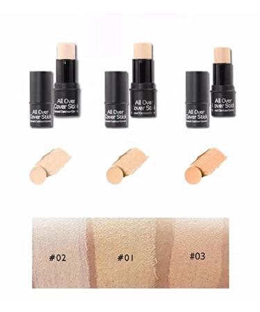Epilynx Shine-Free Balance Illuminating Foundation & Concealer Stick - Vegan, Oil-Free, Gluten & Allergen-Free (1 Medium & Creamy Warm) - Buy Online on GoSupps.com