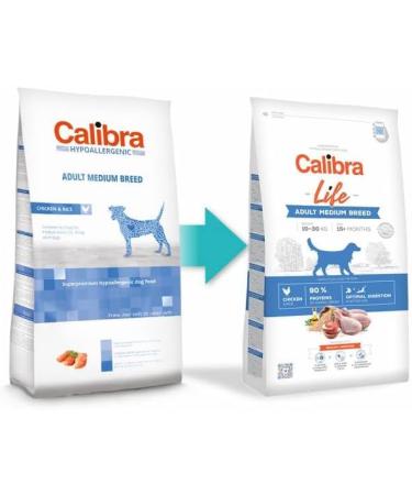 CALIBRA Dog Life Adult Medium Breed Pollo 2 5KG - Buy Online on GoSupps.com