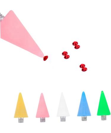 minkissy 1 Beads Picker Head Dotting Pen Wax Tip Nail Pen Tip Dotting Pencil Tip Rhinestones Picker Tips Wax Nail Dotting Pen Crystals Studs Picker Tip Acrylic Pen Tip Manicure Tools Pointy - Buy Online on GoSupps.com