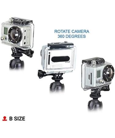 RAM Mounts RAP-B-202U-GOP1 Action Camera Universal Ball Adapter - B Size 1 Ball - Buy Online on GoSupps.com