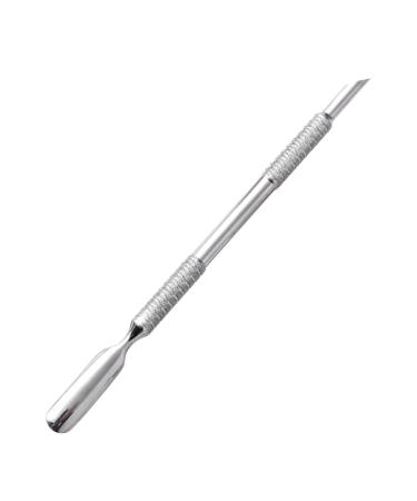 Stain Steel Durable Safe Cuticle Pusher Gel Nail Remover Double-end(B)