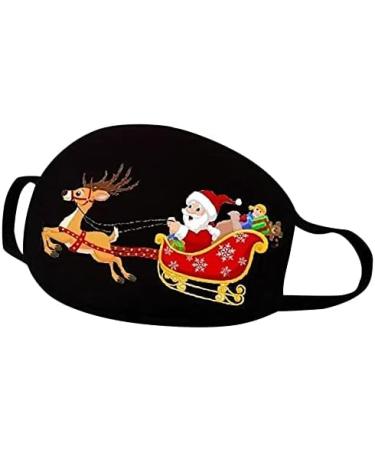 6 Pack Cute Couples_Mask For Christmas Cotton Fabric Washable Reusable Adjustable Earloops - Buy Online on GoSupps.com