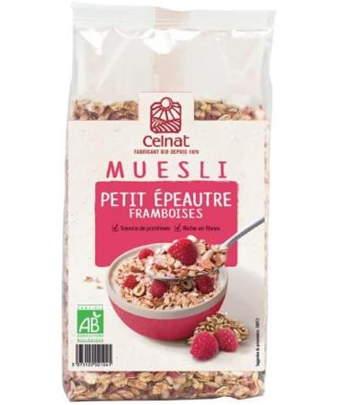 MUESLI PETIT EPEAUTRE FRAMBOISES BIO - 375G CELNAT UNIT  - Buy Online on GoSupps.com
