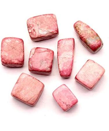 100g Natural Polished Rose Quartz Gravel Rhodonite Tumbled Stone for Decoration - Buy Online on GoSupps.com