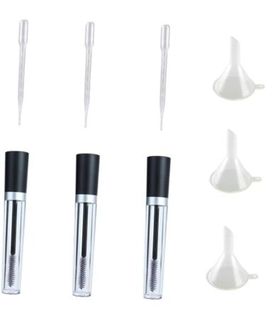 Healeved 9 Pcs 10ml Empty Mascara Tube Clear Mascara Tube Containers with Lids Lip Gloss Containers Funnel 1 g (Pack of 1) As Shownx3pcs - Buy Online on GoSupps.com