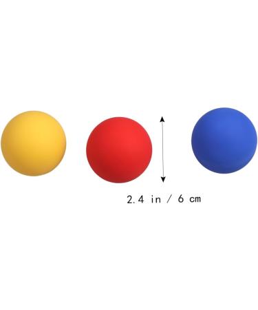 Frcolor 10 Silicone Lacrosse Balls Professional Quality for Gifts Yoga Pool & More | International Shipping Available - Buy Online on GoSupps.com