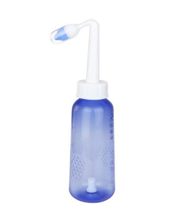 300ml Saline Irrigation Pot Allergic Bottle Neti Nose Nasal Irrigator Clean Wash Beauty Tools Soap Travel Case Large One Size Purple