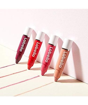 Labello Lips2Kiss Color Rosy Nude Lip Balm - Intense Color - Lipstick with Real Labello Care - Skin Tone - Buy Online on GoSupps.com