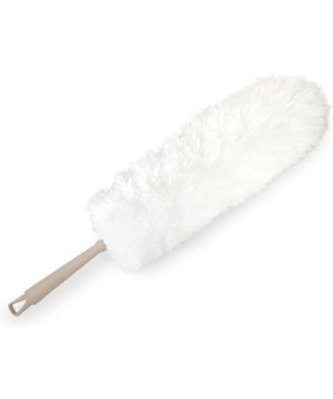 Set Duster Duster Household Do Not Lose Hair Blanket Household -Sweeping Bed Bottom Cleaning Artifact Crevice Cleaning -Absorbing Duster Handle Dusters Brushes (Co(White)