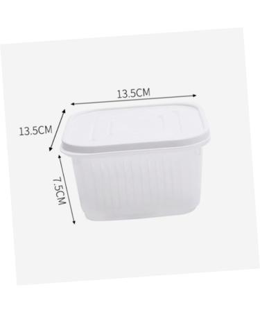 3pcs Cup Produce Container Kit Vegetables Storage Crisper Storage Box Refrigerator Ginger 1 - Buy Online on GoSupps.com