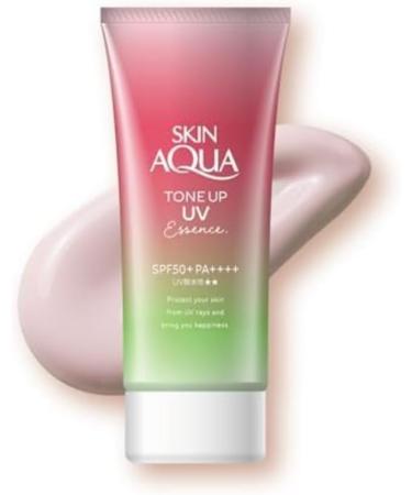 Skin Aqua Tone Up UV Essence 80g - Rose