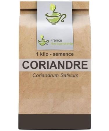 Herbal tea Coriander seed WHOLE 1 KILO Coriandrum sativum - Buy Online on GoSupps.com