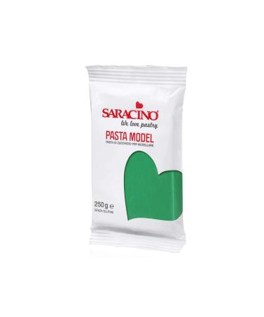 Saracino Sugar Paste Model Green Modelling Paste 250 g Gluten Free Made in Italy