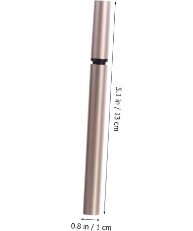 Healeved 5pcs Eyeliner Empty Pipe Refillable Eyeliner Tube Empty Cuticle Oil Pen Empty Eye Liner Tube Plastic 1 count (Pack of 1) Golden - Buy Online on GoSupps.com