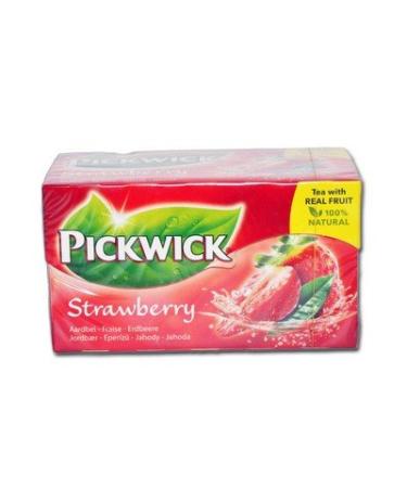 Pickwick Pickwick Aardbei Thee Strawberry Tea Bags 2g (Pack of 20)