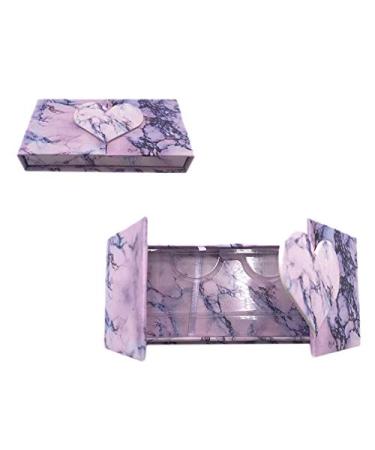 Lizusidtsy 5PCS Empty False Eyelash Packaging Boxes Fake Lashes Case Holder Eyelash Storage Case with False Eyelash Tray