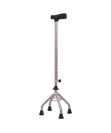GHFTCCF Walking Crutches Elderly Walking Stick Multifunction Adjustable Walking Cane with 4-pronged Base Extra Stability Anti-Slip Crutch for Men & Women Lightweight Walking Aid Thicken 4-leg Crutch