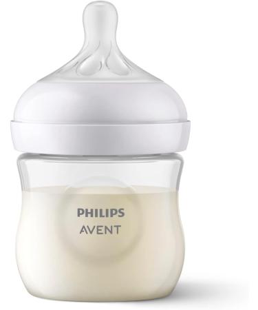 Philips Avent Natural Baby Bottle With Natural Response Nipple Clear 4oz 3 pack SCY900/03 - Buy Online on GoSupps.com