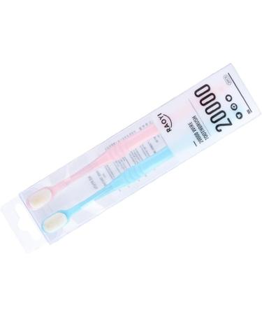 Seaesfoufu Portable Toothbrush for Travel | Medium Rubber Bristle & Nylon | Ideal for Couples & Pregnant Women | Gum Care - Buy Online on GoSupps.com