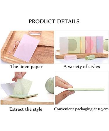 CangNingShang 100 Sheets Oil Blotting Papers for Acne Prone Skin - Natural Flax Linen Pink Tissues for Daily Use - Buy Online on GoSupps.com
