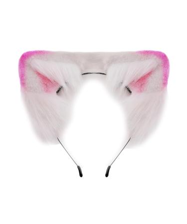 TQUXNGA Lovely Kitten Ear Shape Hair Hoop Cosplay Anime Character Hairband Live Broadcast Cosplay Headwear for Teens Woman 11