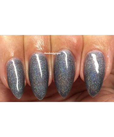 Bluesky Nail Gel Polish GREY GLITTER HOLOGRAPHIC EVIL QUEEN CH20 UV LED Soak Off - Buy Online on GoSupps.com