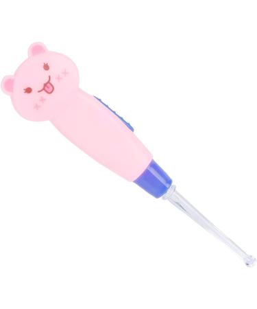 Pssopp Cute Baby Earpick ABS Ear Cleaner LED Earwax Remover with Replacement Head Pink Cat Green Easy to Use for Household and Travel Use (#1) - Buy Online on GoSupps.com