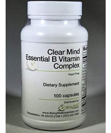 Clear Mind Essential B Vitamin Complex - Yeast Free
