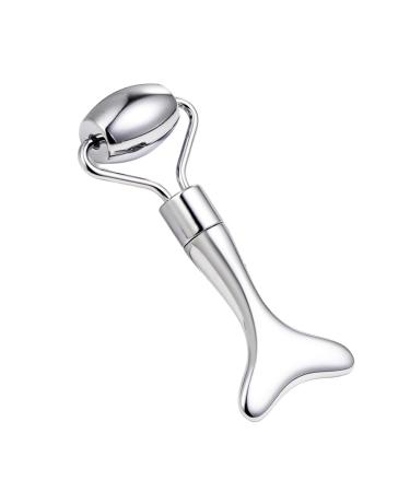 Zinc Alloy Facial Roller Massager Set for Face Neck Eyes Cheeks Forehead Anti-Aging Skin Care