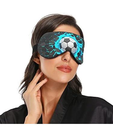 Soccer Sleep Mask - Comfy Eye Mask for Sleeping | Football Fans Sleep Aid - Buy Online on GoSupps.com