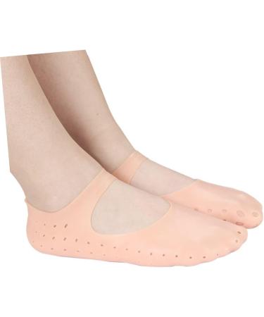 Healeved 4 Pairs Room Socks Silicone Socks Elastic Boat Socks Breathable Socks Lotion Socks Plantar Inserts Socks for Foot Care Protector Shoe Inserts Sebs Socks Beach Socks Heel - Buy Online on GoSupps.com