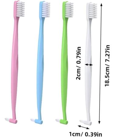 Hoement Double-Sided Toothbrush Set - 4 Interdental Brushes for Daily Gaps | Travel-Friendly & Wear-Resistant - Buy Online on GoSupps.com