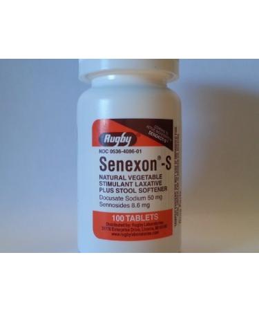 Senexon-s Natural Vegetable Laxative Plus Stool Softner (100 tablets) by Senekot-S