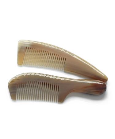 UNbit Horn Comb Horn Comb Lettering Smooth Handle Horn Comb Comb