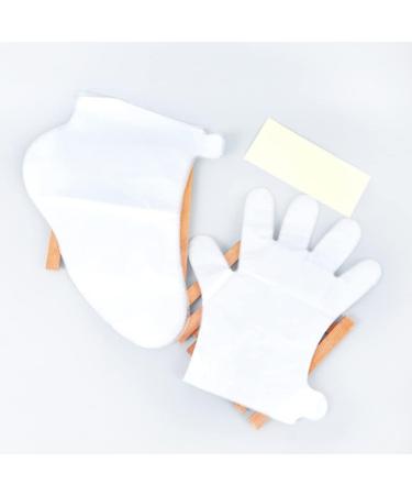 200 Counts Paraffin Wax Bath Liners Hands & Feet Disposable Large Plastic Mitt Bags and Sock Liners Therapy Wax Refill Socks & Gloves Cozy Hand Foot Covers with Stickers for Women Men - Buy Online on GoSupps.com