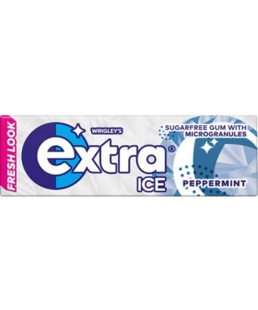 10 Packs of Original WRIGLEY'S Orbit/Extra Chewing Gum Packs Fresh Stock (Extra ICE - Peppermint 10 Pack)